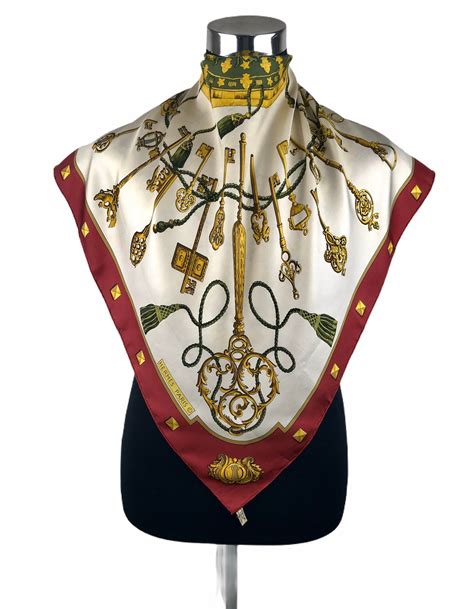 hermes silk scarf necklace|Hermes scarf clearance.